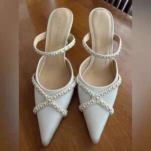 Dee Ocleppo - Bridal Pearl-Embellished Women's Shoes